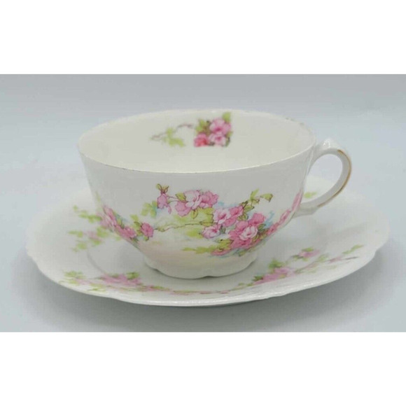 Antique Set of 6 Habsburg China Austria Cups and Saucers. - Picture 6 of 15